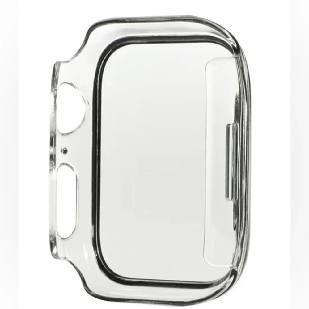 Onn~Protective Clear Smartwatch Case for Apple Watch 45mm Style #2421S New